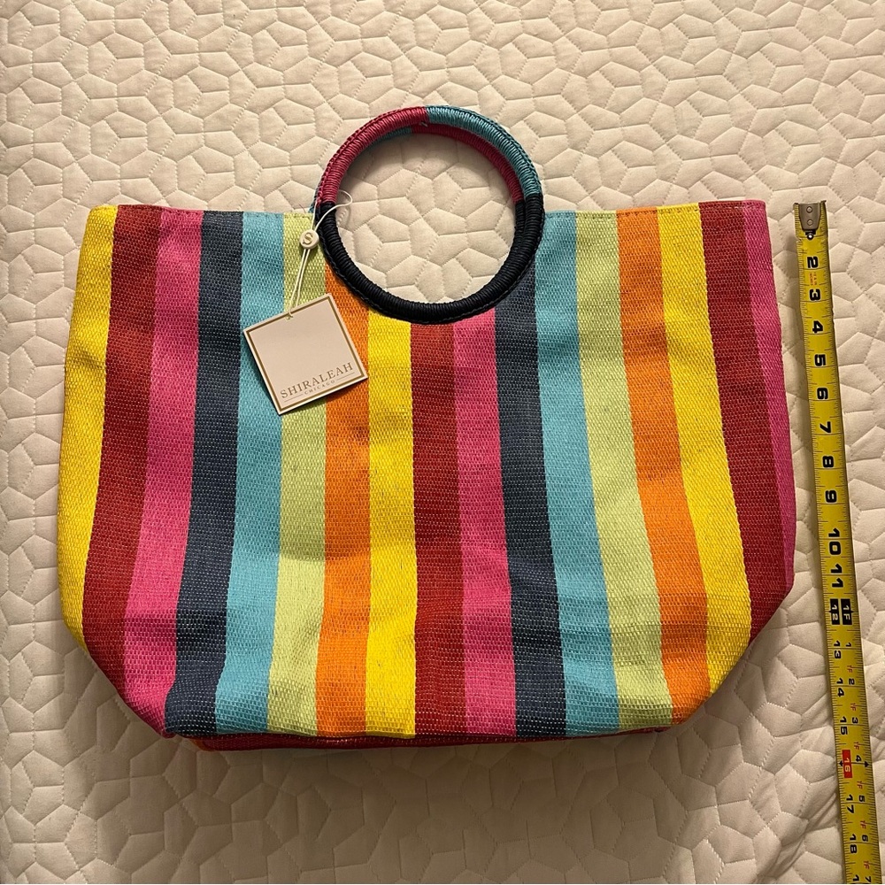 Shiraleah Vibrant Multi-Color Tote Bag